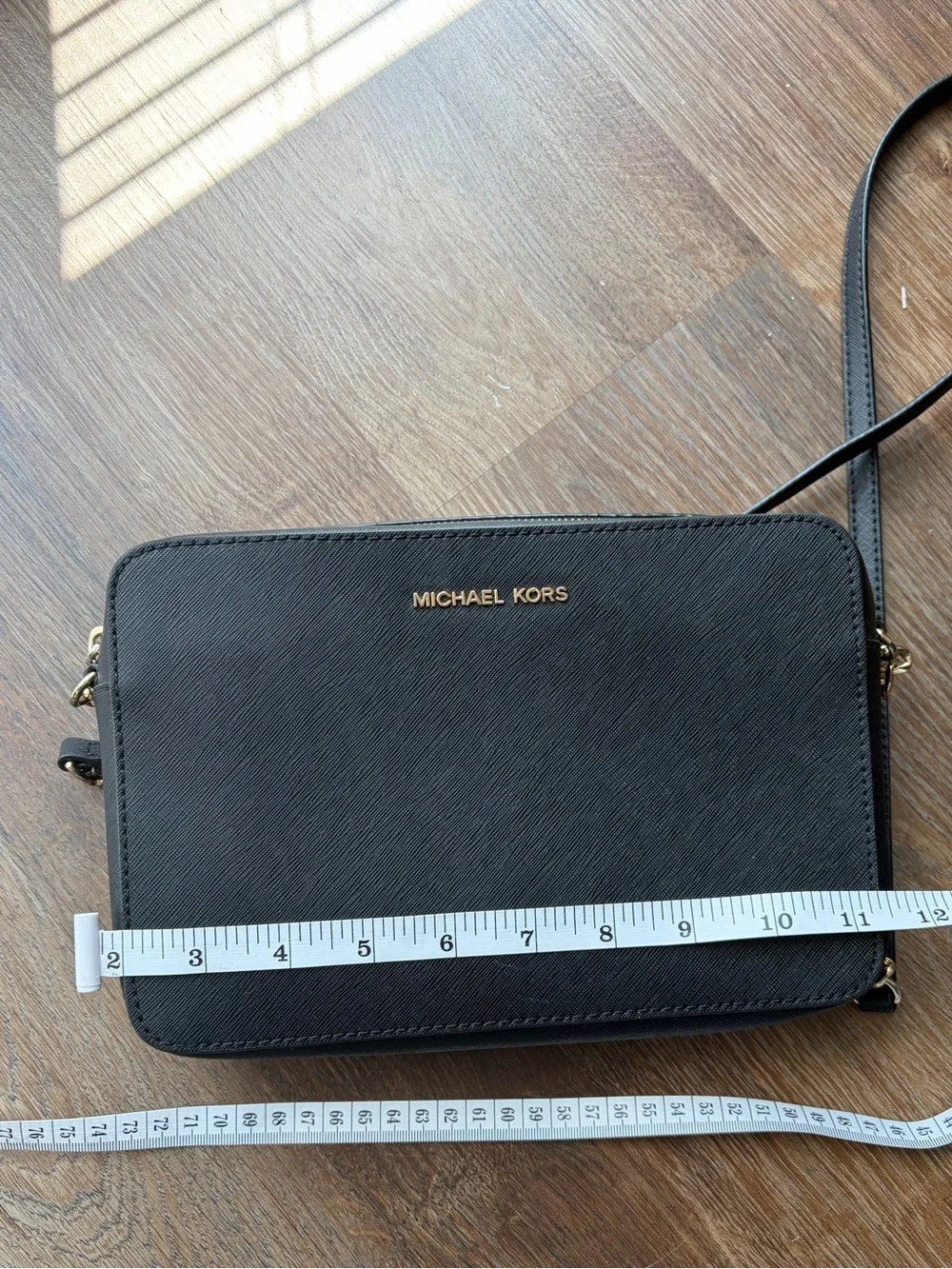 Michael Kors Black Saffiano Leather Crossbody Bag